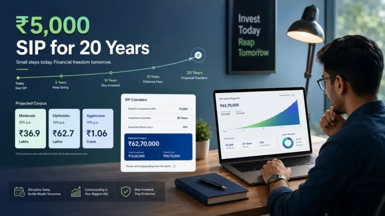 ₹5,000 SIP for 20 Years: How Much Can It Become?